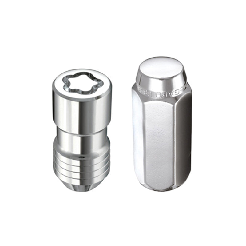 McGard 6 Lug Hex Install Kit w/Locks (Cone Seat Nut) M14X1.5 / 13/16 Hex / 1.945in. L - Chrome McGard 6 Lug Hex Install Kit w/Locks (Cone Seat Nut) M14X1.5 / 13/16 Hex / 1.945in. L - Chrome