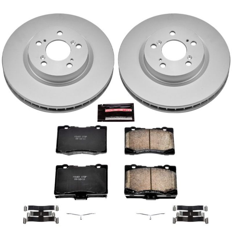 Power Stop 05-12 Acura RL Front Z17 Evolution Geomet Coated Brake Kit Power Stop 05-12 Acura RL Front Z17 Evolution Geomet Coated Brake Kit