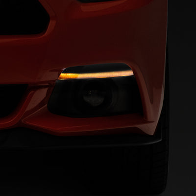 Raxiom 15-17 Ford Mustang Axial Series LED Sequential Turn Signals (Smoked)