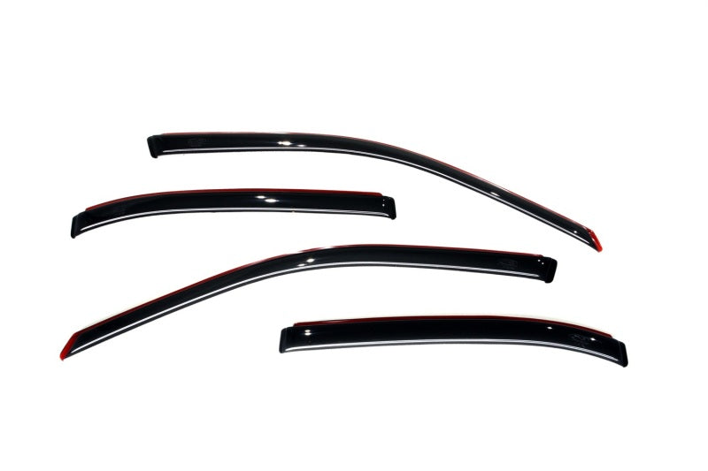 AVS 01-05 Honda Civic Ventvisor In-Channel Front & Rear Window Deflectors 4pc - Smoke AVS 01-05 Honda Civic Ventvisor In-Channel Front & Rear Window Deflectors 4pc - Smoke