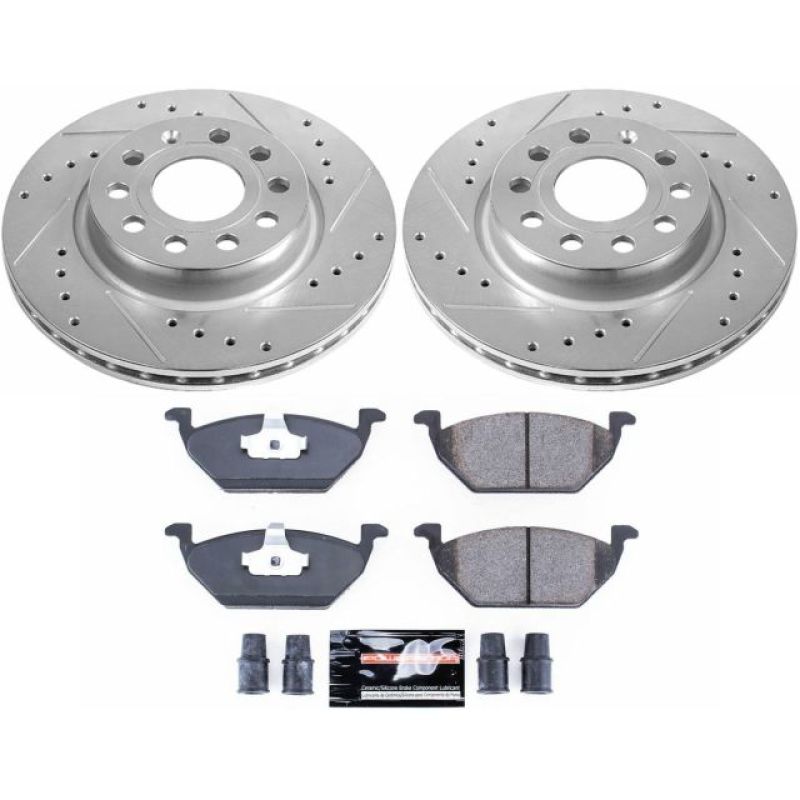 Power Stop 11-15 Volkswagen Jetta Front Z23 Evolution Sport Brake Kit Power Stop 11-15 Volkswagen Jetta Front Z23 Evolution Sport Brake Kit