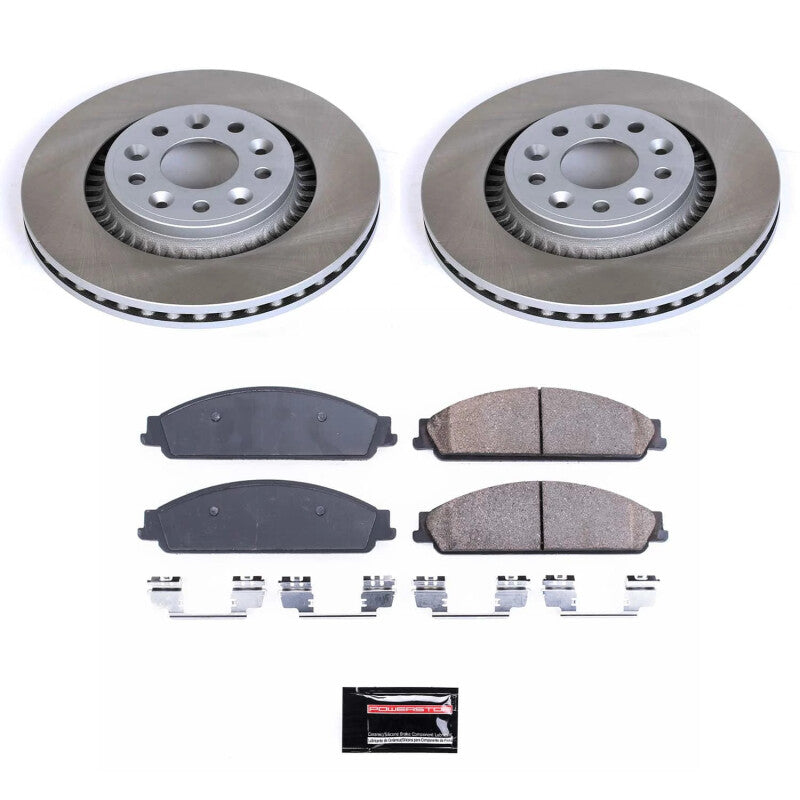 Power Stop 08-09 Mercury Sable Front Semi-Coated Rotor Kit Power Stop 08-09 Mercury Sable Front Semi-Coated Rotor Kit
