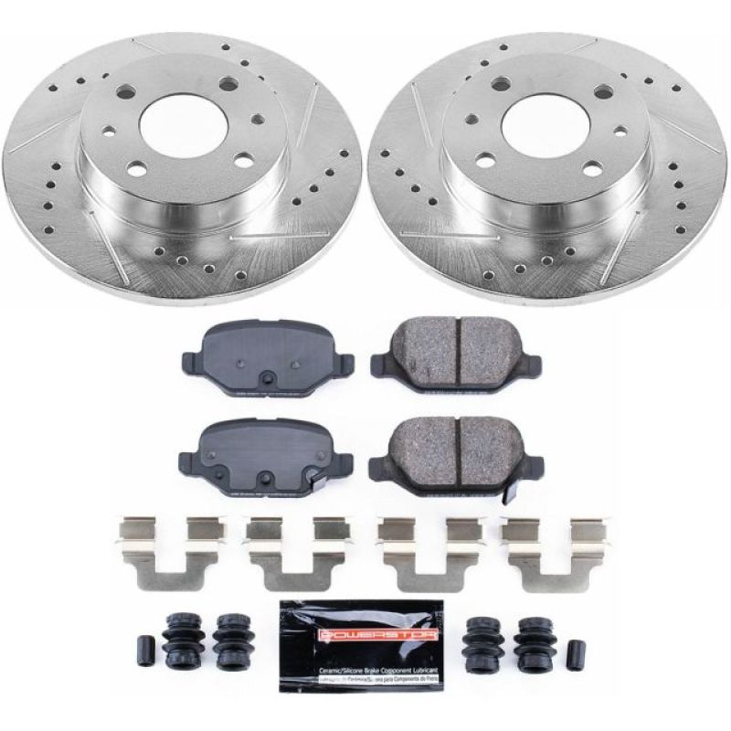 Power Stop 12-18 Fiat 500 Rear Z23 Evolution Sport Brake Kit Power Stop 12-18 Fiat 500 Rear Z23 Evolution Sport Brake Kit