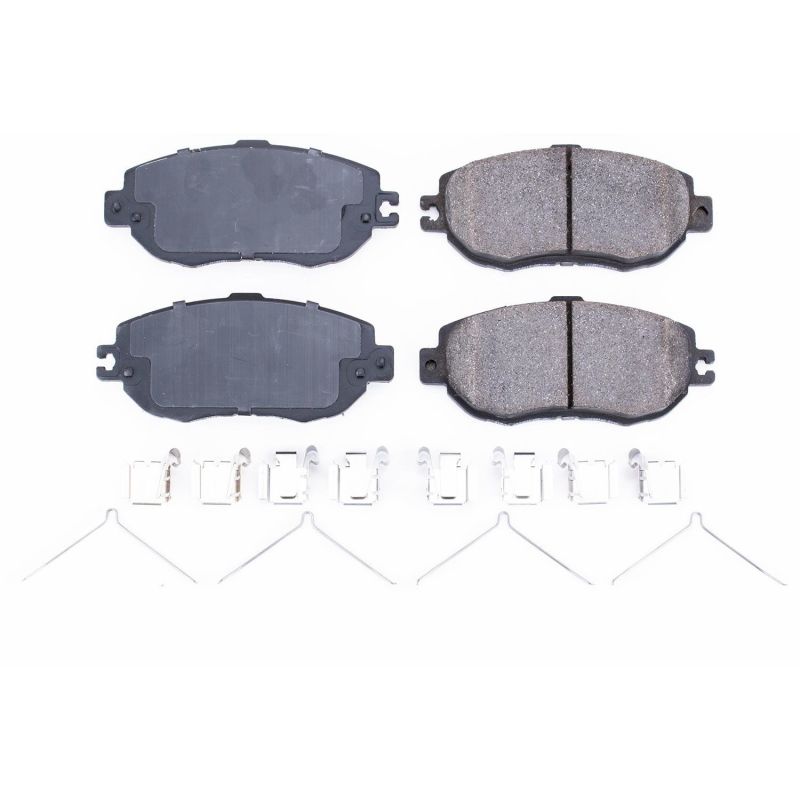 Power Stop 93-94 Lexus LS400 Front Z17 Evolution Ceramic Brake Pads w/Hardware Power Stop 93-94 Lexus LS400 Front Z17 Evolution Ceramic Brake Pads w/Hardware