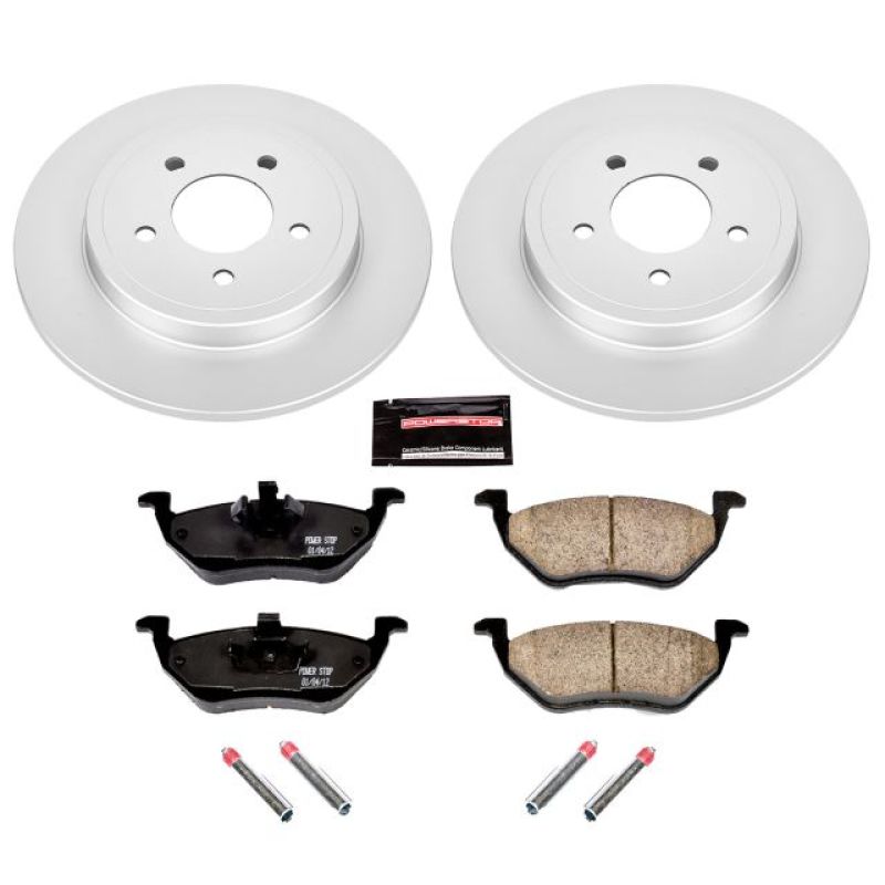 Power Stop 05-08 Ford Escape Rear Z17 Evolution Geomet Coated Brake Kit Power Stop 05-08 Ford Escape Rear Z17 Evolution Geomet Coated Brake Kit