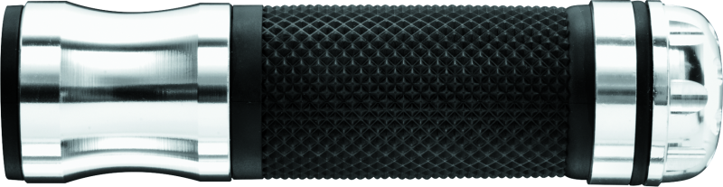 BikeMaster Grips 135mm Revolver Barend Grips - Silver BikeMaster Grips 135mm Revolver Barend Grips - Silver