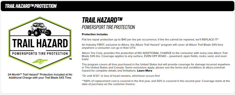 Atturo Trail Blade BOSS SxS Tire - 28x10R14 70N Atturo Trail Blade BOSS SxS Tire - 28x10R14 70N