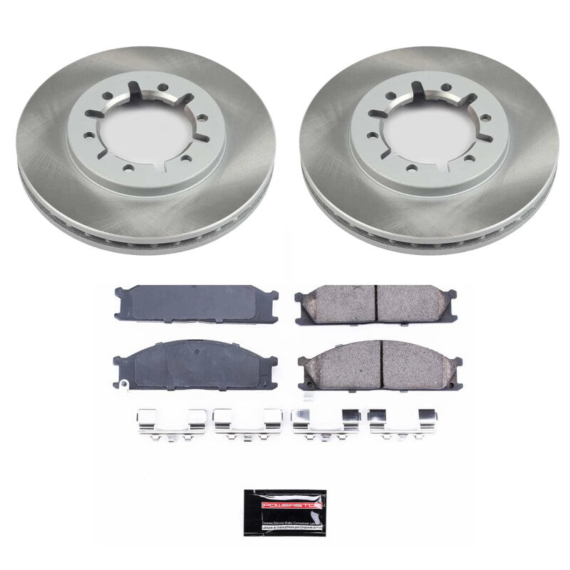 Power Stop 98-04 Nissan Frontier Front Semi-Coated Rotor Kit Power Stop 98-04 Nissan Frontier Front Semi-Coated Rotor Kit