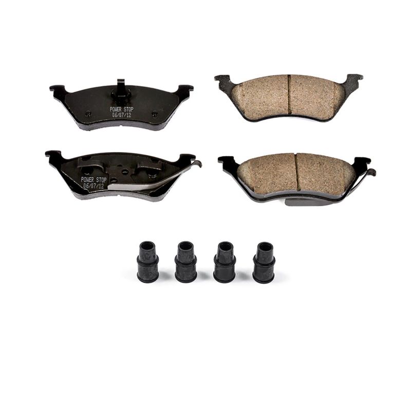 Power Stop 01-07 Chrysler Town & Country Rear Z17 Evolution Ceramic Brake Pads w/Hardware Power Stop 01-07 Chrysler Town & Country Rear Z17 Evolution Ceramic Brake Pads w/Hardware