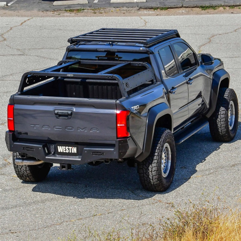 Westin 05-21 Toyota Tacoma Overland Cargo Rack Base - Textured Black Westin 05-21 Toyota Tacoma Overland Cargo Rack Base - Textured Black
