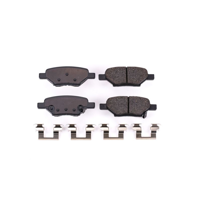 Power Stop 05-08 Chevrolet Cobalt Rear Z17 Evolution Ceramic Brake Pads w/Hardware Power Stop 05-08 Chevrolet Cobalt Rear Z17 Evolution Ceramic Brake Pads w/Hardware
