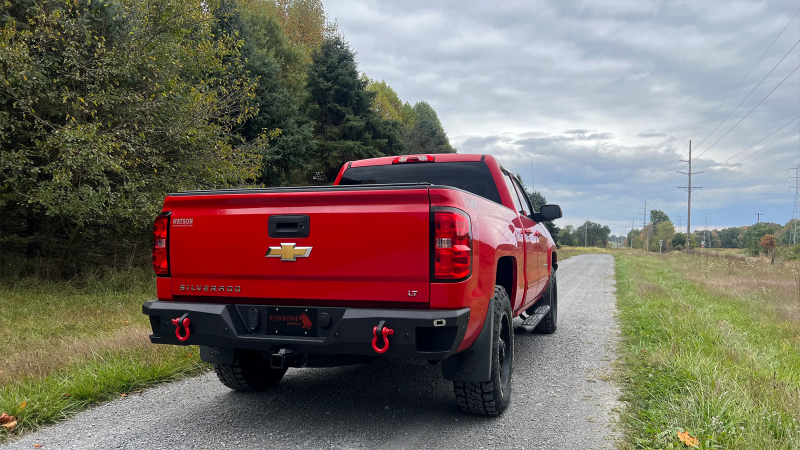 Fishbone Offroad 07-18 Chevrolet Silverado 1500/2500/3500 Double Cab Oval Side Steps -Black Textured Fishbone Offroad 07-18 Chevrolet Silverado 1500/2500/3500 Double Cab Oval Side Steps -Black Textured