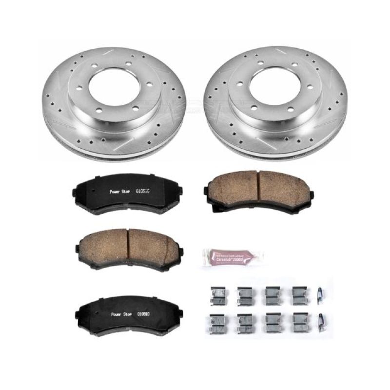 Power Stop 2002 Honda Passport Front Z23 Evolution Sport Brake Kit Power Stop 2002 Honda Passport Front Z23 Evolution Sport Brake Kit