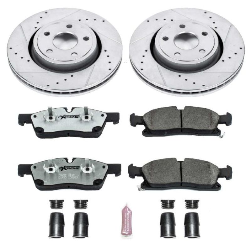 Power Stop 11-19 Dodge Durango Front Z26 Street Warrior Brake Kit Power Stop 11-19 Dodge Durango Front Z26 Street Warrior Brake Kit