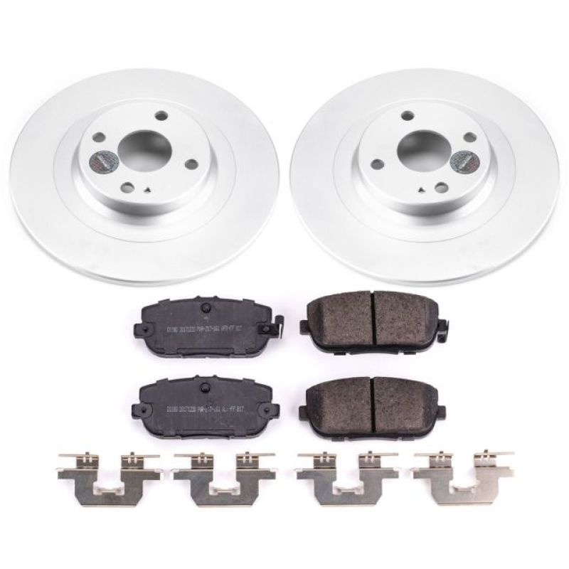 Power Stop 17-19 Fiat 124 Spider Rear Z17 Evolution Geomet Coated Brake Kit Power Stop 17-19 Fiat 124 Spider Rear Z17 Evolution Geomet Coated Brake Kit
