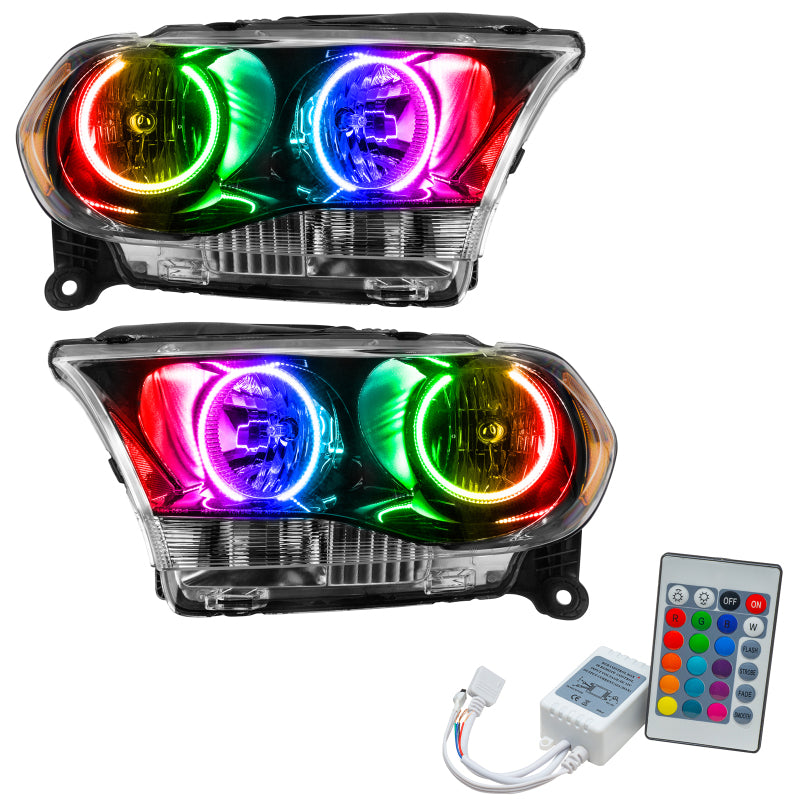 Oracle 11-13 Dodge Durango SMD HL Halogen - Black - ColorSHIFT w/ Simple Controller Oracle 11-13 Dodge Durango SMD HL Halogen - Black - ColorSHIFT w/ Simple Controller