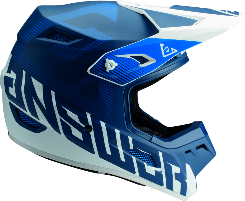 Answer AR1 V2 Bold Helmet Blue/White Youth - Small Answer AR1 V2 Bold Helmet Blue/White Youth - Small