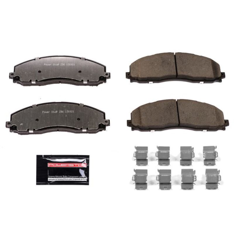Power Stop 12-19 Ford F-250 Super Duty Front Z36 Truck & Tow Brake Pads w/Hardware Power Stop 12-19 Ford F-250 Super Duty Front Z36 Truck & Tow Brake Pads w/Hardware