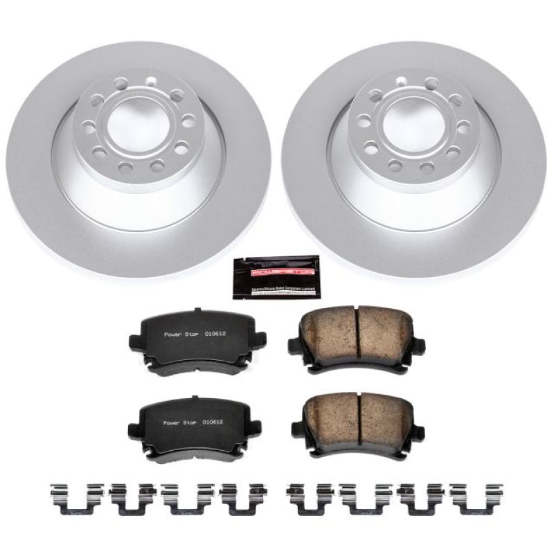 Power Stop 05-11 Audi A6 Rear Z23 Evolution Sport Coated Brake Kit Power Stop 05-11 Audi A6 Rear Z23 Evolution Sport Coated Brake Kit