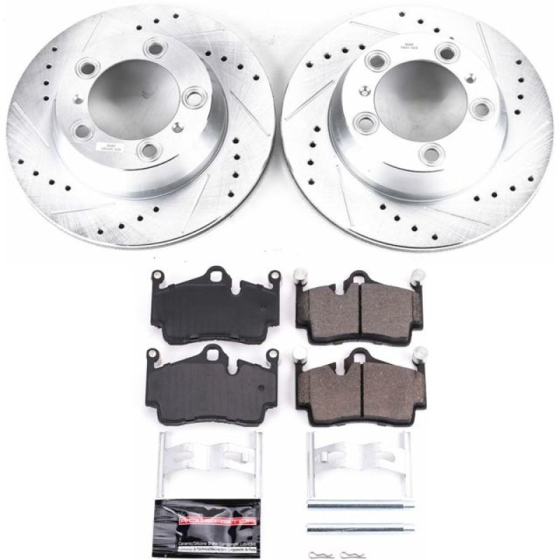 Power Stop 05-12 Porsche Boxster Rear Z23 Evolution Sport Brake Kit Power Stop 05-12 Porsche Boxster Rear Z23 Evolution Sport Brake Kit