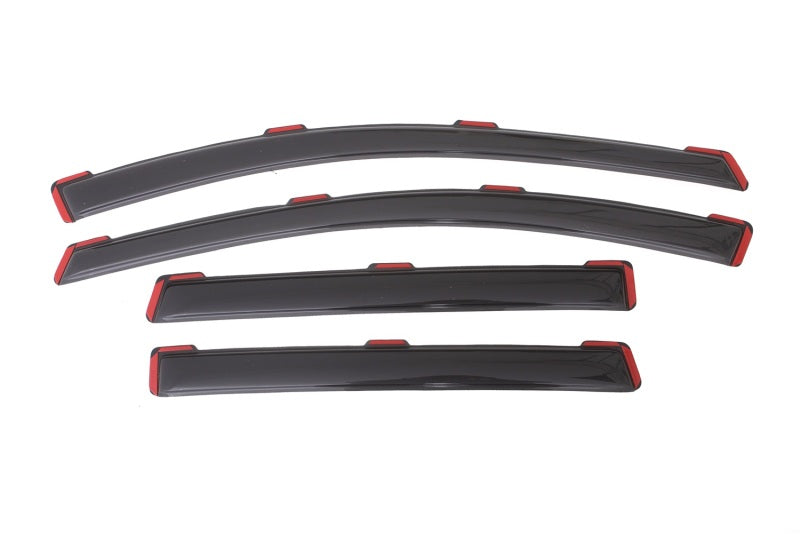 AVS 13-18 Ford Escape Ventvisor In-Channel Front & Rear Window Deflectors 4pc - Smoke AVS 13-18 Ford Escape Ventvisor In-Channel Front & Rear Window Deflectors 4pc - Smoke