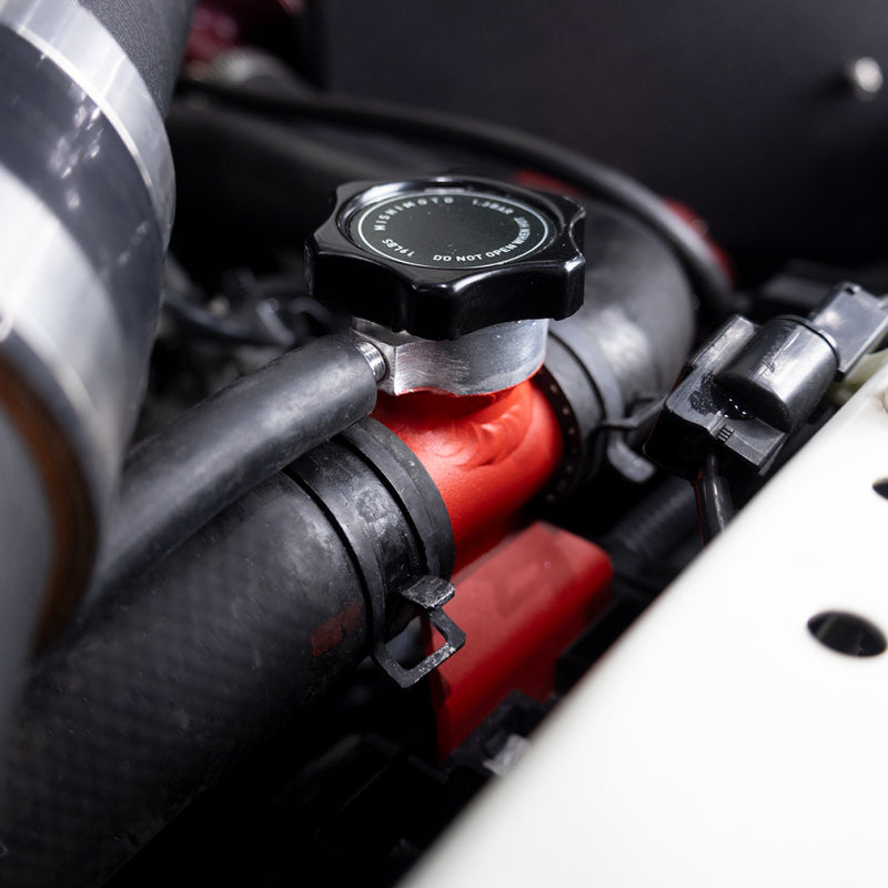 Mishimoto 08-15 Mitsubishi Lancer Evo X Coolant Fill Inlet - Black Mishimoto 08-15 Mitsubishi Lancer Evo X Coolant Fill Inlet - Black