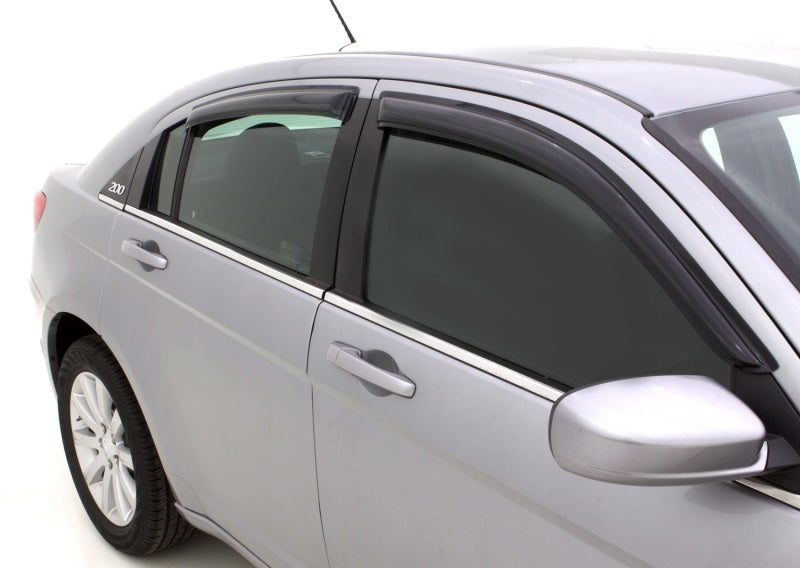 AVS 07-10 Chrysler Sebring Ventvisor Outside Mount Window Deflectors 4pc - Smoke AVS 07-10 Chrysler Sebring Ventvisor Outside Mount Window Deflectors 4pc - Smoke