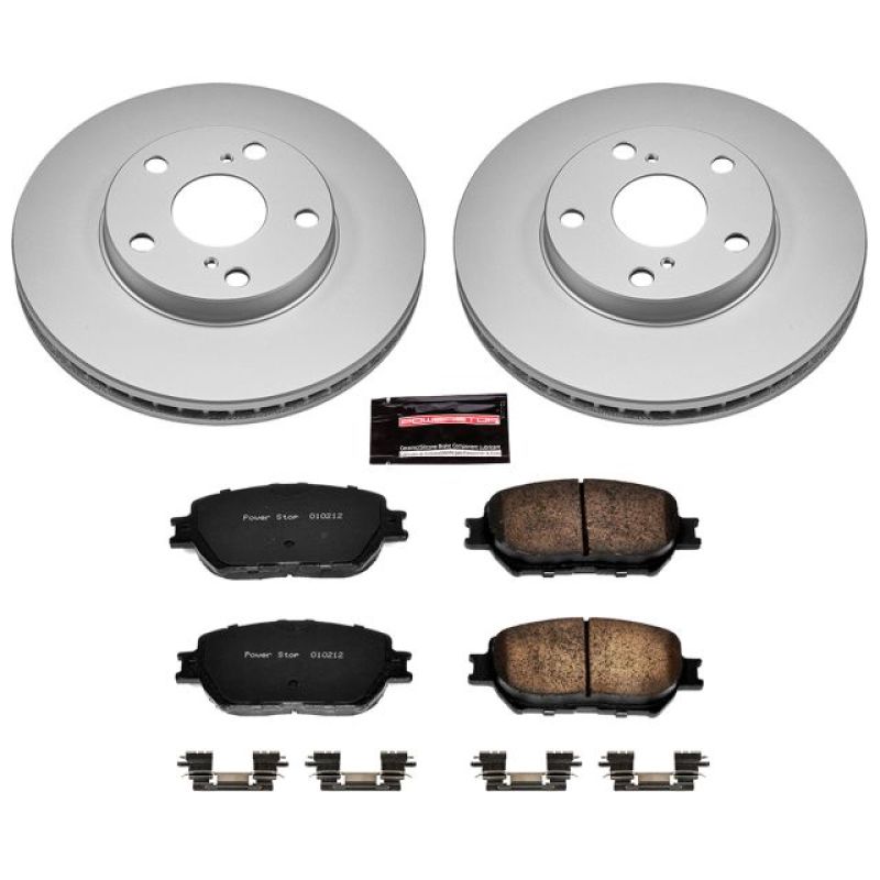 Power Stop 02-06 Toyota Camry Front Z17 Evolution Geomet Coated Brake Kit Power Stop 02-06 Toyota Camry Front Z17 Evolution Geomet Coated Brake Kit
