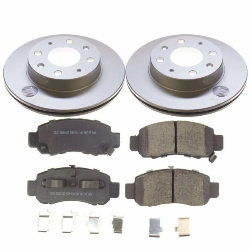 Power Stop 00-06 Honda Insight Front Z17 Evolution Geomet Coated Brake Kit Power Stop 00-06 Honda Insight Front Z17 Evolution Geomet Coated Brake Kit
