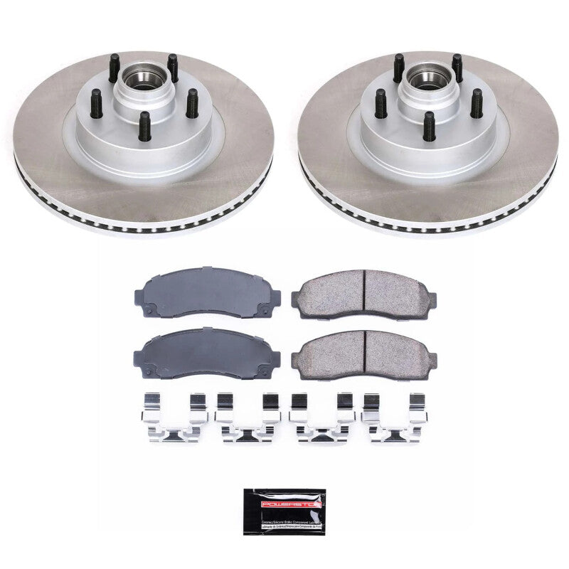 Power Stop 03-09 Mazda B4000 Front Semi-Coated Rotor Kit Power Stop 03-09 Mazda B4000 Front Semi-Coated Rotor Kit