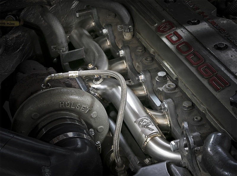 aFe Twisted Steel Header Turbo Manifold (T3) 98.5-02 Dodge Diesel Trucks L6 5.9L (td) aFe Twisted Steel Header Turbo Manifold (T3) 98.5-02 Dodge Diesel Trucks L6 5.9L (td)