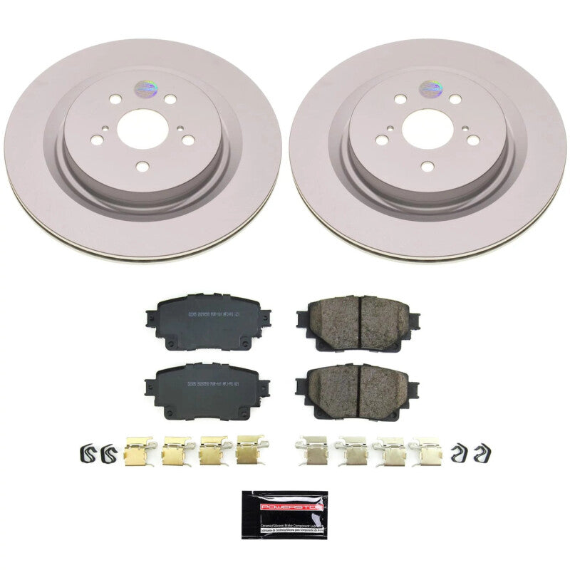Power Stop 20-22 Toyota Highlander Rear Z17 Coated Brake Kit Power Stop 20-22 Toyota Highlander Rear Z17 Coated Brake Kit