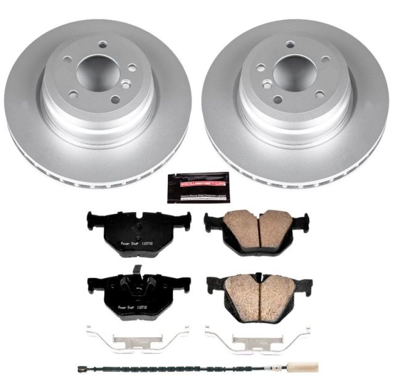 Power Stop 11-13 BMW 335i Rear Z23 Evolution Sport Coated Brake Kit Power Stop 11-13 BMW 335i Rear Z23 Evolution Sport Coated Brake Kit