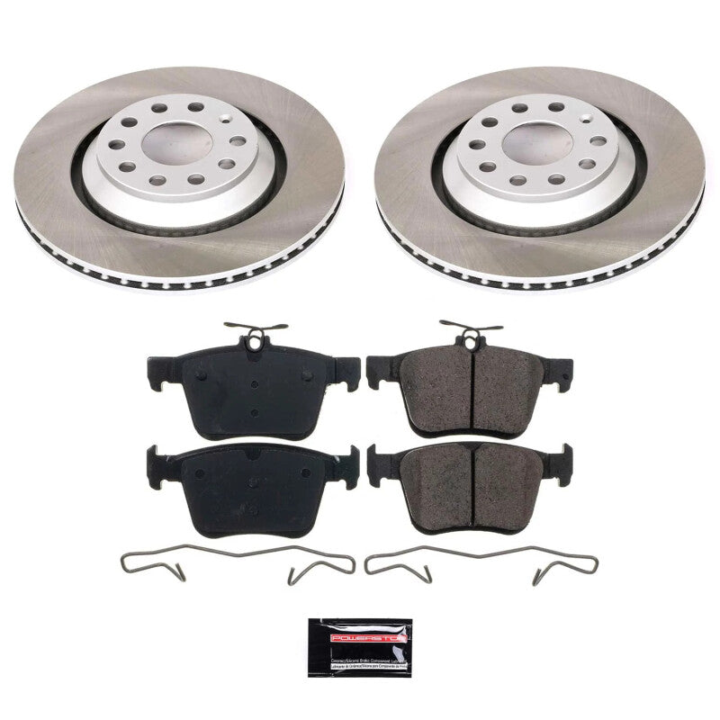 Power Stop 15-19 Volkswagen Golf R Rear Semi-Coated Rotor Kit Power Stop 15-19 Volkswagen Golf R Rear Semi-Coated Rotor Kit