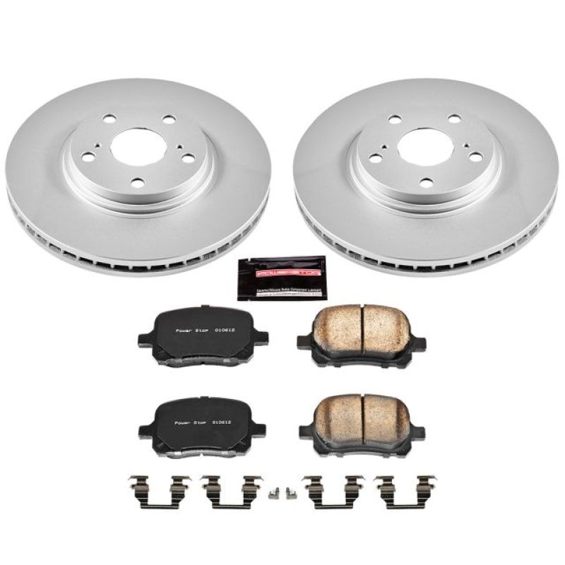Power Stop 99-01 Lexus RX300 Front Z17 Evolution Geomet Coated Brake Kit Power Stop 99-01 Lexus RX300 Front Z17 Evolution Geomet Coated Brake Kit
