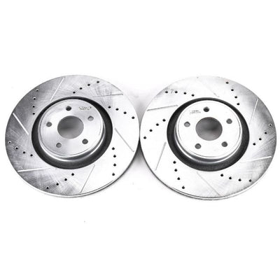 Power Stop 13-18 Ford Focus Front Evolution Drilled & Slotted Rotors - Pair