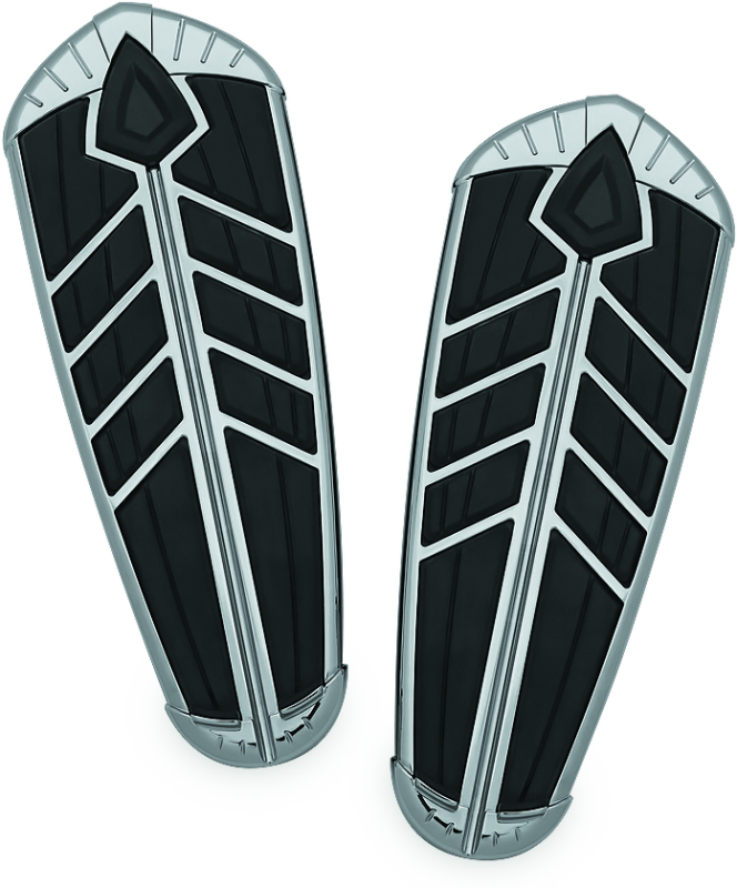 Kuryakyn Spear Driver Floorboard Inserts Indian Chrome Kuryakyn Spear Driver Floorboard Inserts Indian Chrome