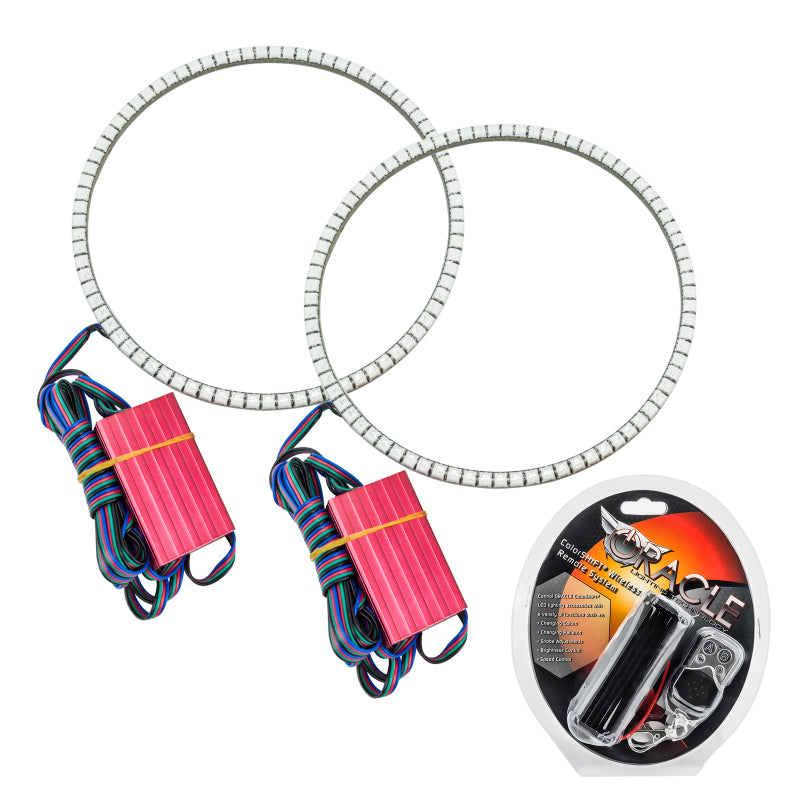 Oracle Jeep Wrangler JL/Gladiator JT LED Surface Mount Headlight Halo Kit - ColorSHIFT SEE WARRANTY Oracle Jeep Wrangler JL/Gladiator JT LED Surface Mount Headlight Halo Kit - ColorSHIFT SEE WARRANTY