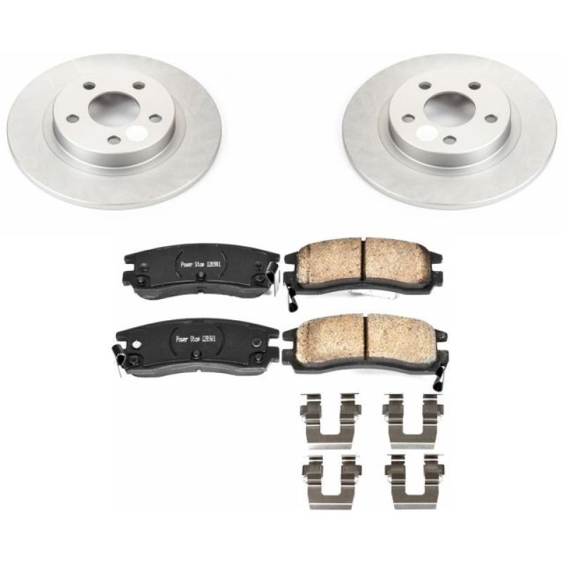 Power Stop 03-05 Buick Park Avenue Rear Z17 Evolution Geomet Coated Brake Kit Power Stop 03-05 Buick Park Avenue Rear Z17 Evolution Geomet Coated Brake Kit