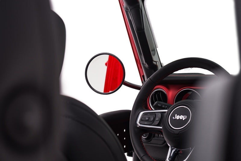 Rugged Ridge 18-20 Jeep Wrangler JL/JT (2dr + 4dr Excl. Rubicon 392) Round Trail Mirror Rugged Ridge 18-20 Jeep Wrangler JL/JT (2dr + 4dr Excl. Rubicon 392) Round Trail Mirror