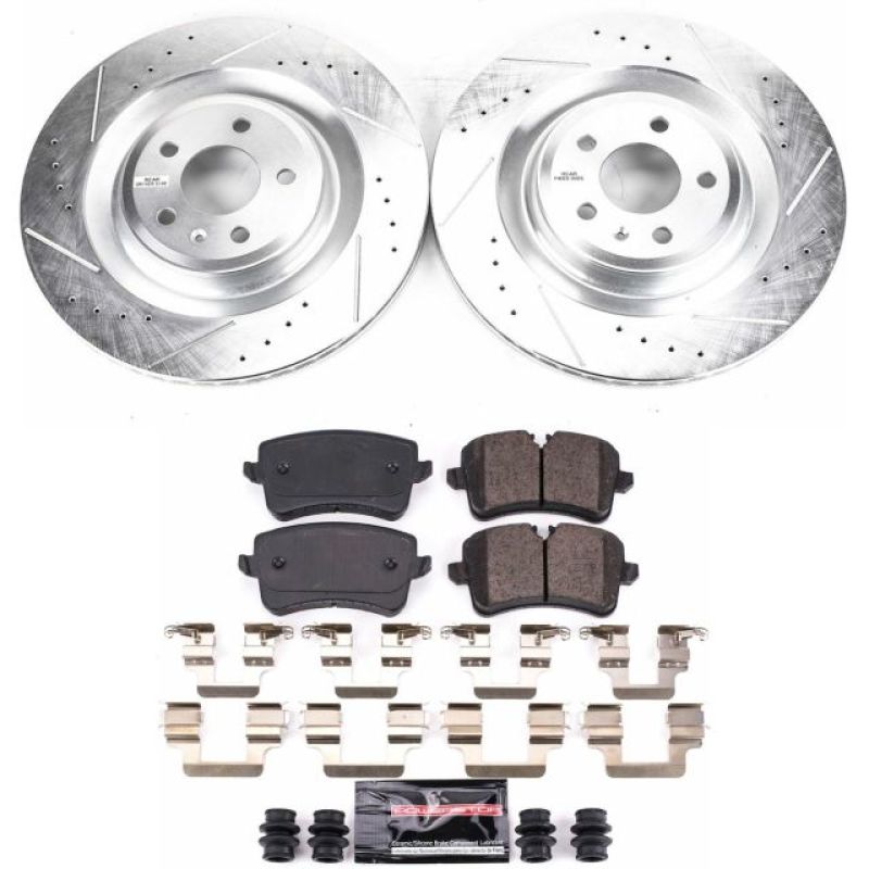 Power Stop 16-18 Audi A7 Quattro Rear Z23 Evolution Sport Brake Kit Power Stop 16-18 Audi A7 Quattro Rear Z23 Evolution Sport Brake Kit