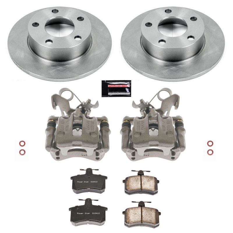 Power Stop 96-01 Audi A4 Quattro Rear Autospecialty Brake Kit w/Calipers Power Stop 96-01 Audi A4 Quattro Rear Autospecialty Brake Kit w/Calipers