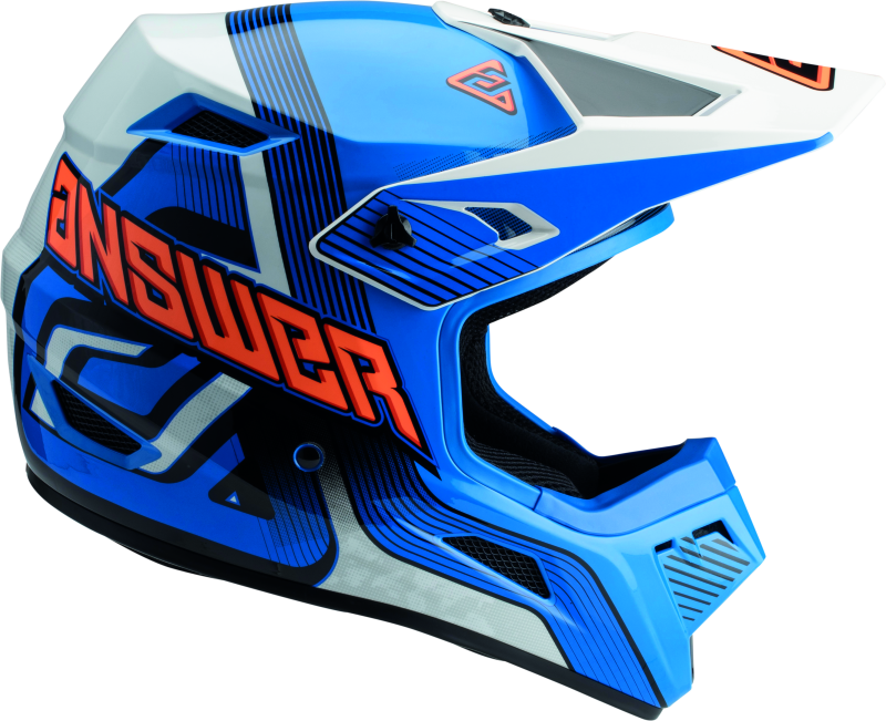 Answer AR1 Vendetta Helmet Blue/White/Orange - XS Answer AR1 Vendetta Helmet Blue/White/Orange - XS