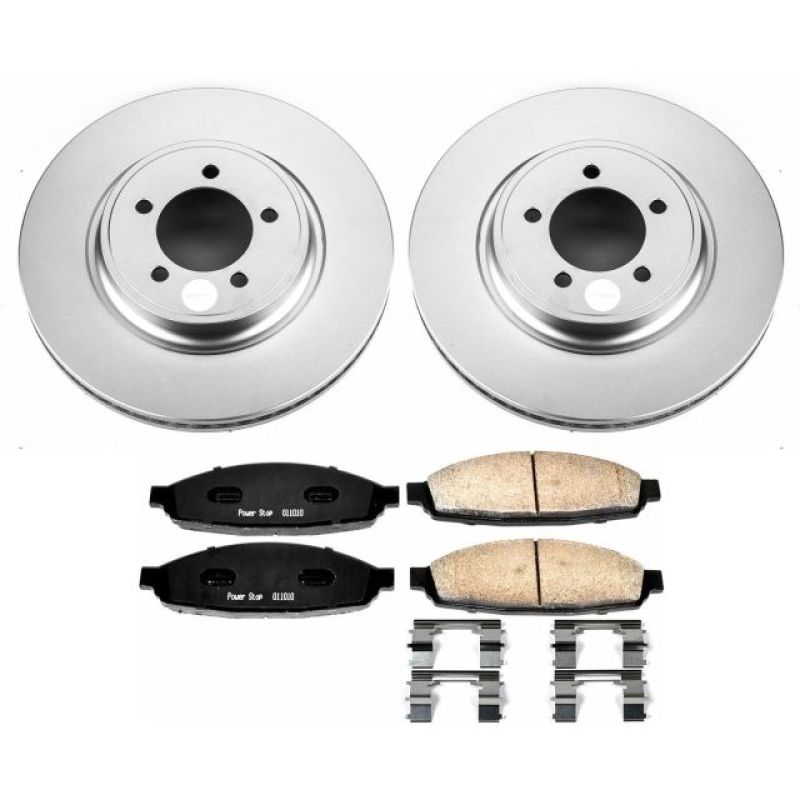 Power Stop 03-05 Lincoln Aviator Front Z17 Evolution Geomet Coated Brake Kit Power Stop 03-05 Lincoln Aviator Front Z17 Evolution Geomet Coated Brake Kit