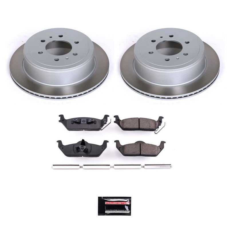 Power Stop 06-08 Lincoln Mark LT Rear Semi-Coated Rotor Kit Power Stop 06-08 Lincoln Mark LT Rear Semi-Coated Rotor Kit