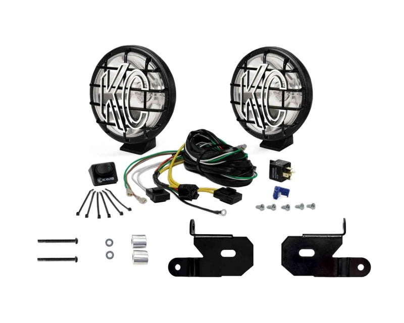KC HiLiTES 18-23 Jeep JL/JT/4xe 6in Apollo Pro Halogen 2-Light Sys Pillar Mount (100W Spot Beam) KC HiLiTES 18-23 Jeep JL/JT/4xe 6in Apollo Pro Halogen 2-Light Sys Pillar Mount (100W Spot Beam)