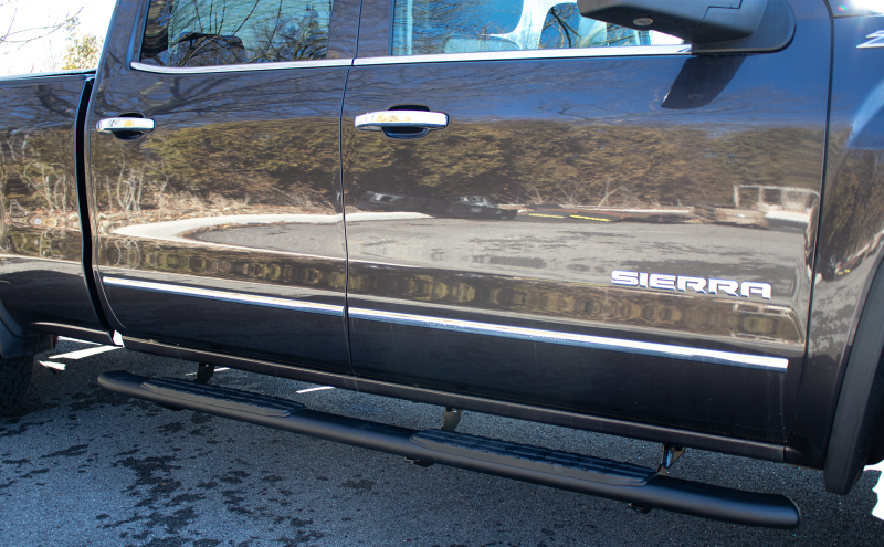 Fishbone Offroad 07-18 Chevrolet Silverado 1500/2500/3500 Crew Cab Oval Side Steps - Black Textured Fishbone Offroad 07-18 Chevrolet Silverado 1500/2500/3500 Crew Cab Oval Side Steps - Black Textured