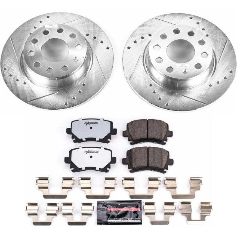Power Stop 2013 Audi A3 Quattro Rear Z26 Street Warrior Brake Kit Power Stop 2013 Audi A3 Quattro Rear Z26 Street Warrior Brake Kit