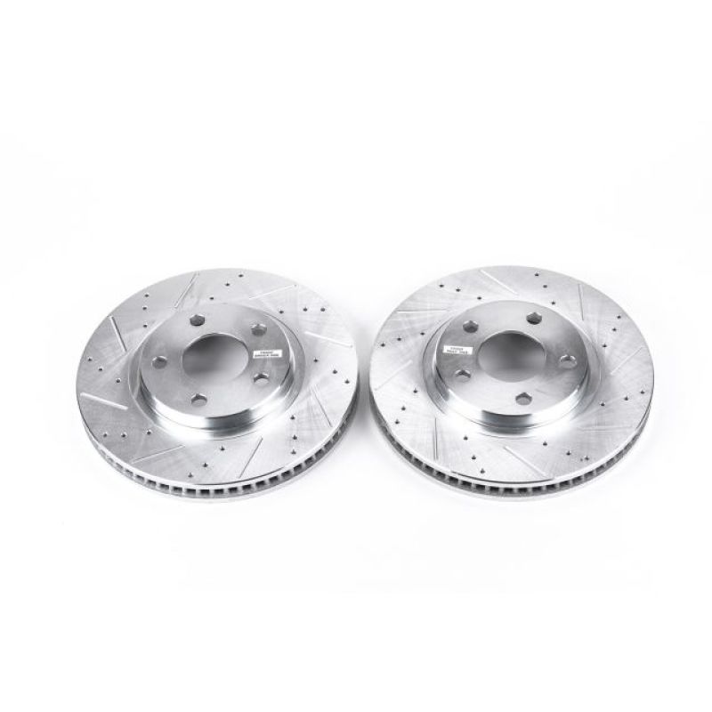 Power Stop 00-04 Buick LeSabre Front Evolution Drilled & Slotted Rotors - Pair Power Stop 00-04 Buick LeSabre Front Evolution Drilled & Slotted Rotors - Pair