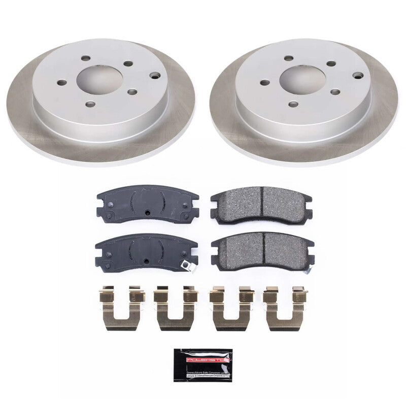 Power Stop 02-04 Pontiac Montana Rear Semi-Coated Rotor Kit Power Stop 02-04 Pontiac Montana Rear Semi-Coated Rotor Kit